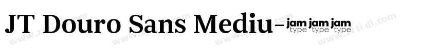 JT Douro Sans Mediu字体转换